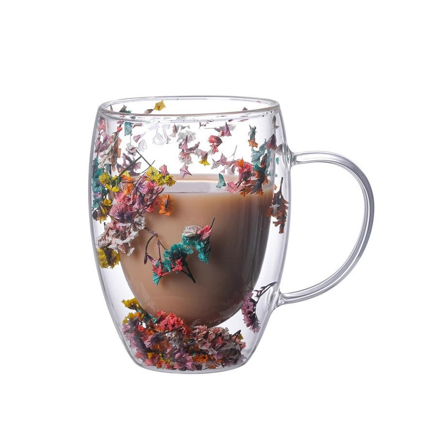 Double Walled Glass Mug, Glass Tea Cups
