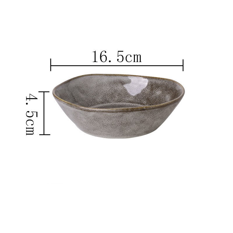 Bauernhof Russet Irregular Shaped Ceramic Bowl B Size Measurements