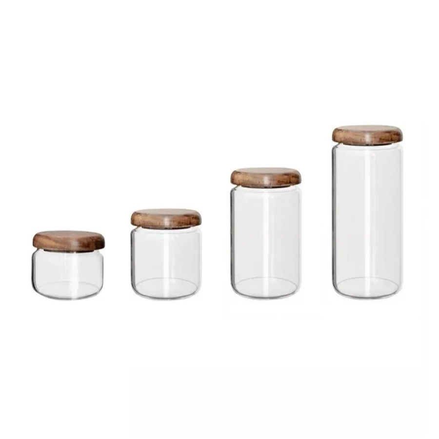 Acacia Wood Storage Jars – NuSEAS