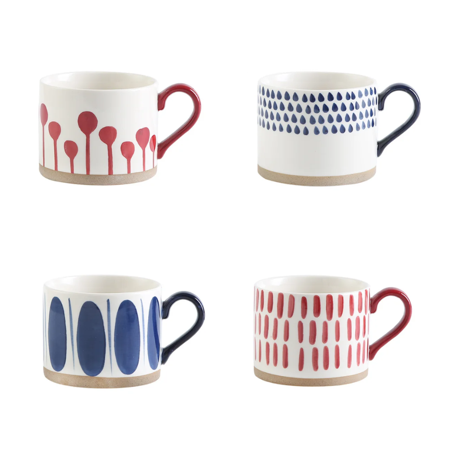 Grounded Art Ceramic Mugs With Exposed Base – Terra Powders