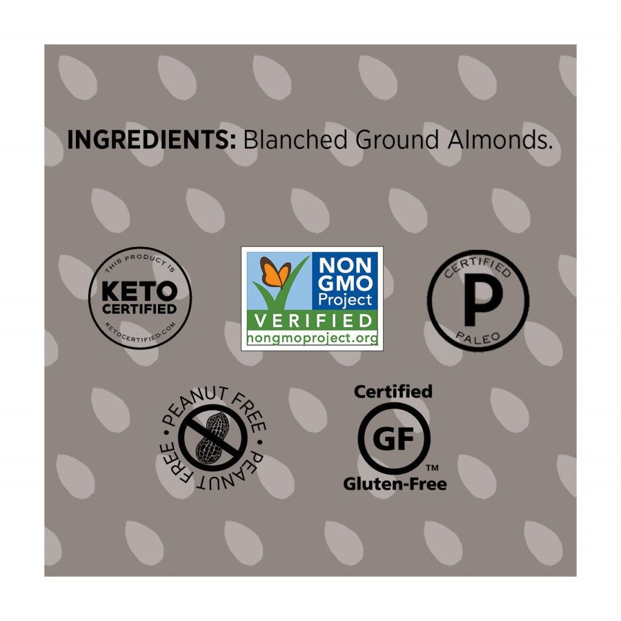 Non-GMO Keto Paleo Peanut Free Gluten Free Almond Flour Ingredients Barney Bakery Brand GF Flour