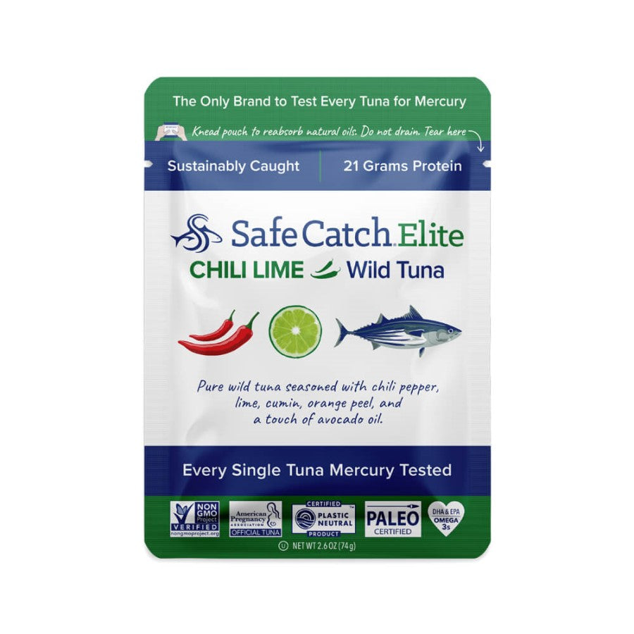 Safe Catch Elite Wild Tuna, Chili Lime - 2.6 oz