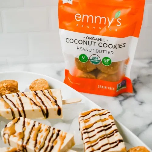 Emmys Coconut Organic Peanut Butter Cookies Grain-Free Used in Perfect Peanut Popsicles