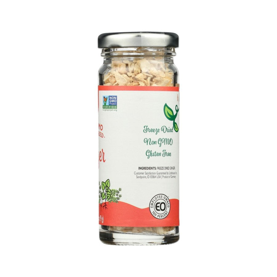 Non-GMO Verified Single Ingredient Freeze Dried Ginger Green Garden Herbs