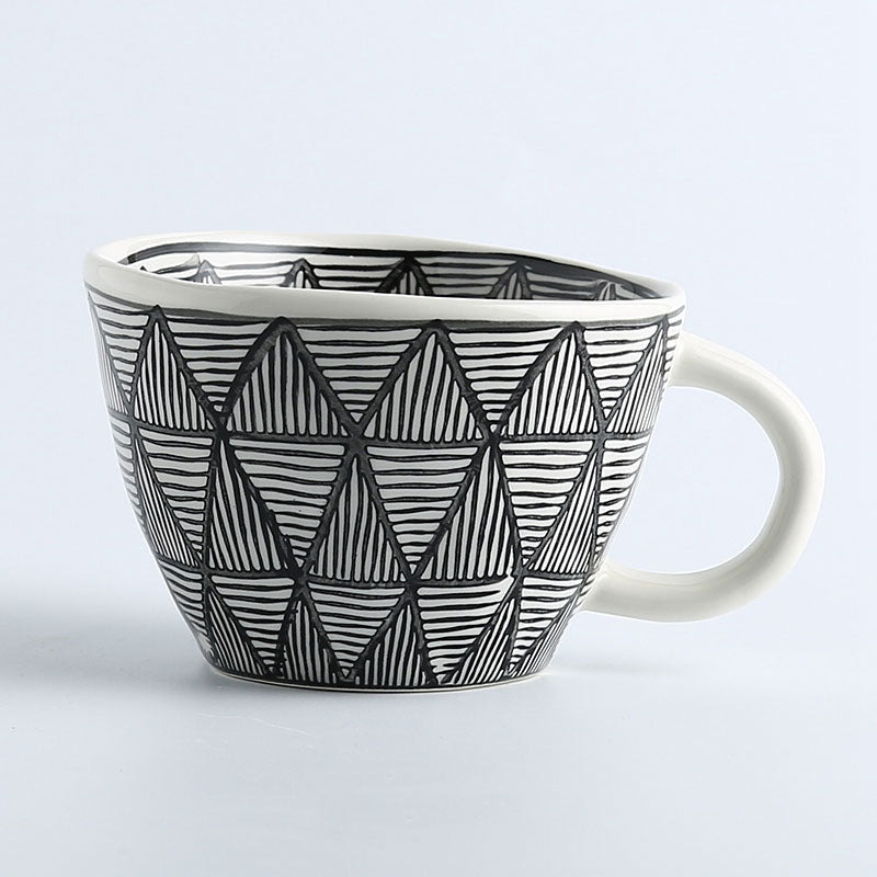 Pinnacles Artistic Style Irregular Shaped Ceramic Mug