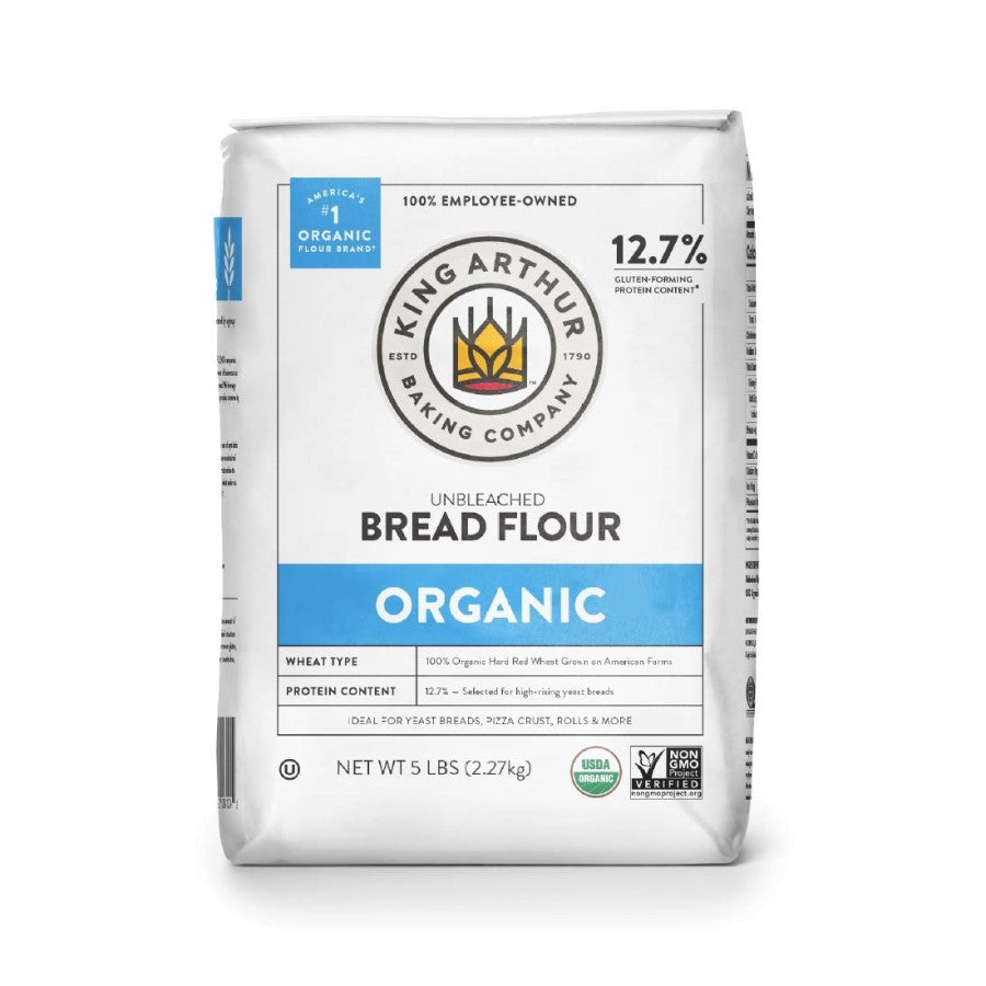 King Arthur All-Purpose Flour, Organic, Unbleached - 5 lbs (2.27 kg)