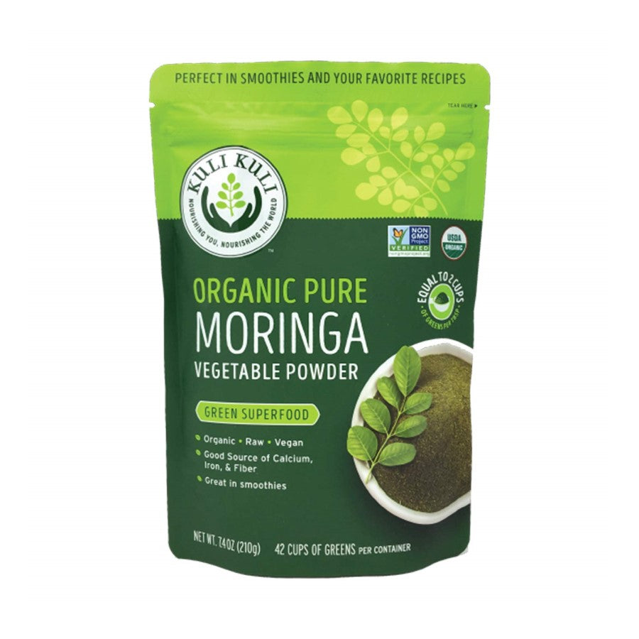Kuli Kuli Organic Pure Moringa Powder 7.4oz Bag