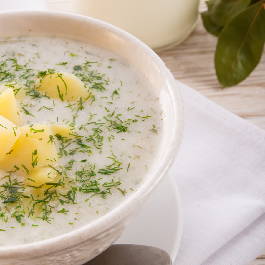 Potato Soup With Organic Dill From Terra Powders Clean Food Market