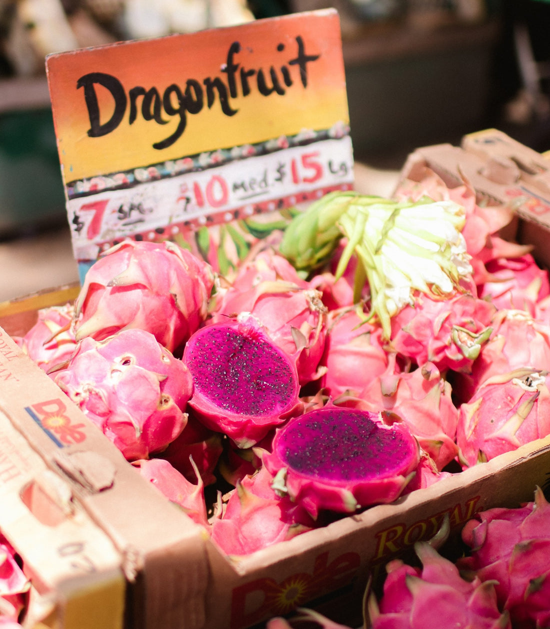Dragonfruit Pink Pitaya In Market For Sale