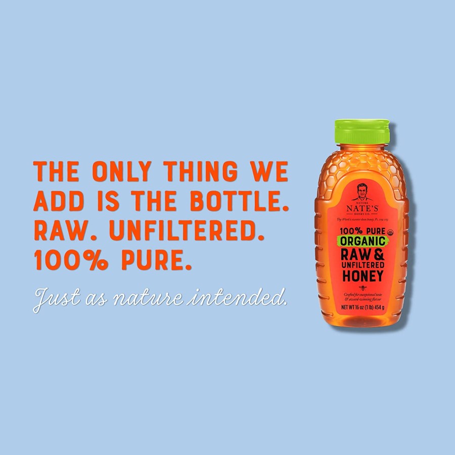 100 Percent Pure Honey Raw Unfiltered Nature Nates Honey Co Just As Nature Intended