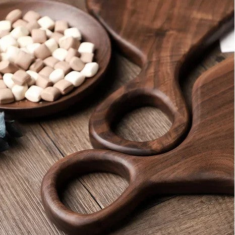 Round Hook Handles In Wooden Cutting Boards Harmony Farmhouse Style Home Decor For Kitchen And Dining
