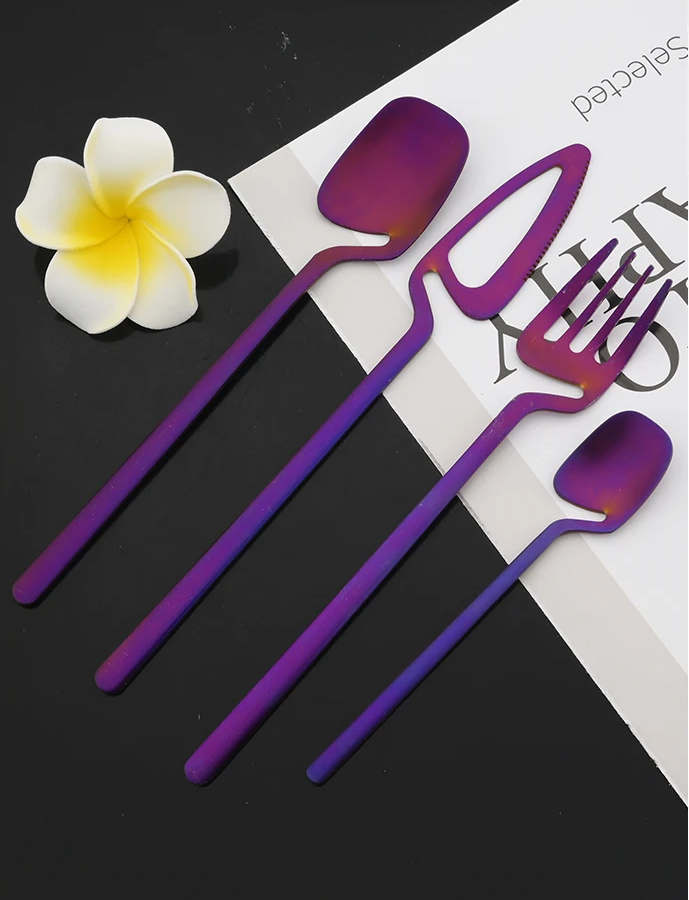 Beautiful Flatware In Unique Shapes Surreal Silverware For Luxury Dining