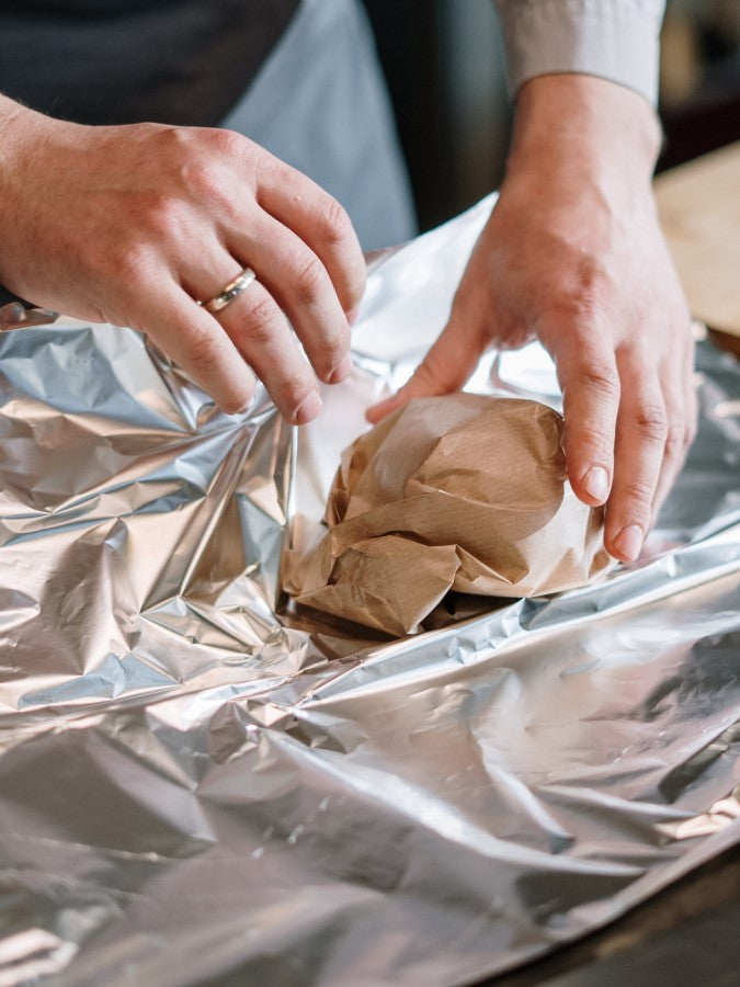 Parchment Paper Baking With Aluminum Foil Wrap From If You Care Exo Products
