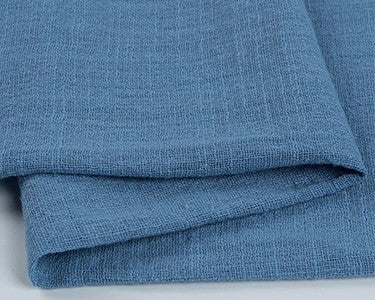 Blue Color Cotton Rustic Style Gauze Cloth Napkin