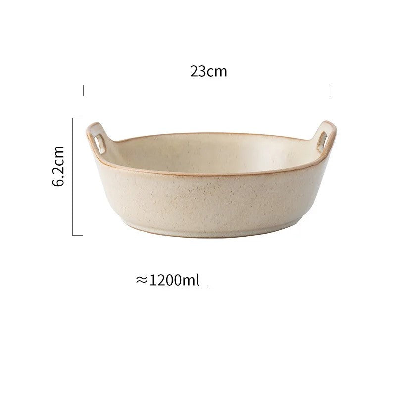 Ceramic Bowl B Size Measurements Creamery Color Prairie Farmhouse Tableware