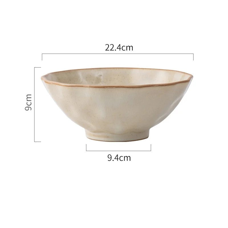 Ceramic Bowl D Size Measurements Creamery Color Prairie Farmhouse Tableware