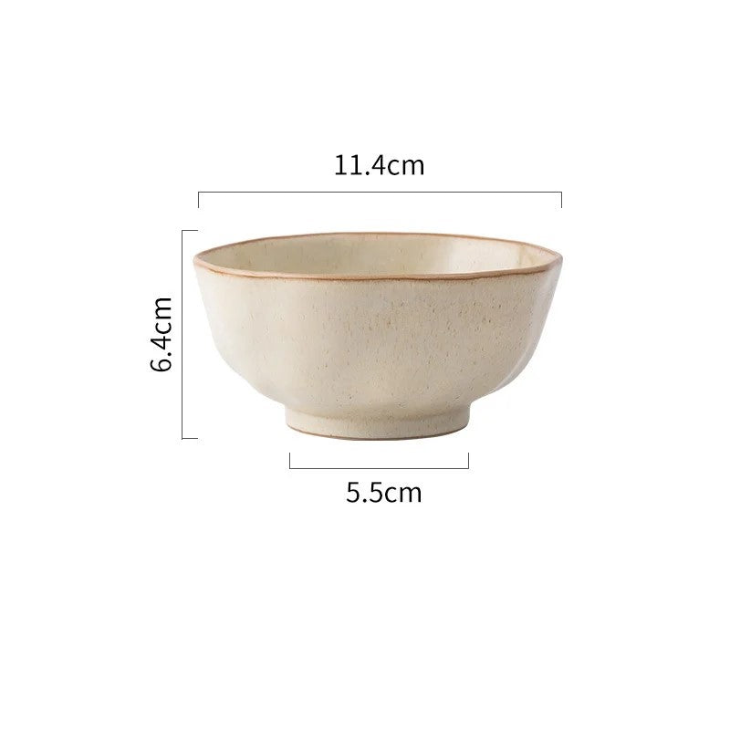Ceramic Bowl E Size Measurements Creamery Color Prairie Farmhouse Tableware