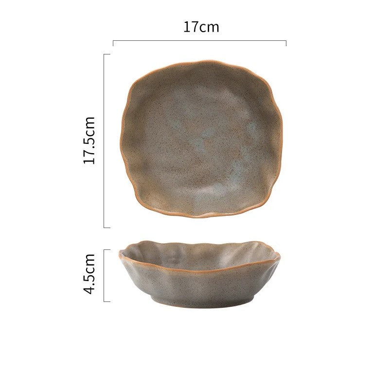Ceramic Bowl F Size Measurements Conifer Color Prairie Farmhouse Tableware