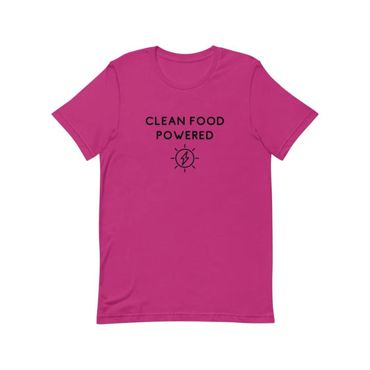 Clean Food Powered Short Sleeve T-Shirt Terra Powders