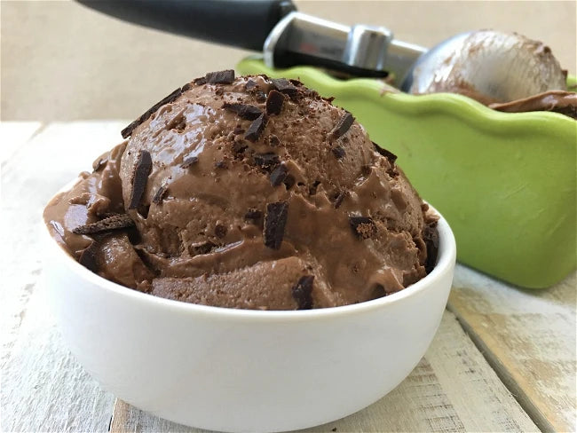 Easy Creamy Chocolate Ice Cream Made With Organic Cashew Butter Once Again Recipe