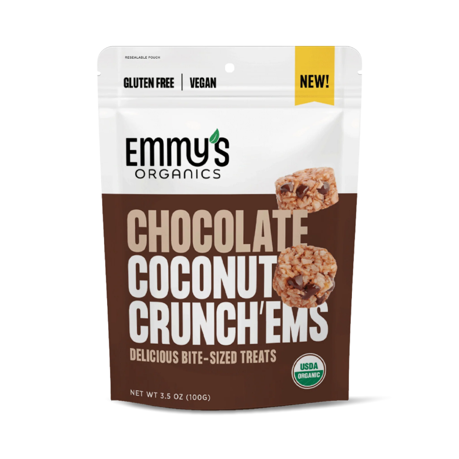 Emmy's Organics Coconut Crunch'Ems Chocolate 3.5oz