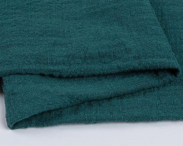 Evergreen Color Cotton Rustic Style Gauze Cloth Napkin