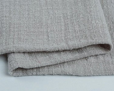 Grey Color Cotton Rustic Style Gauze Cloth Napkin