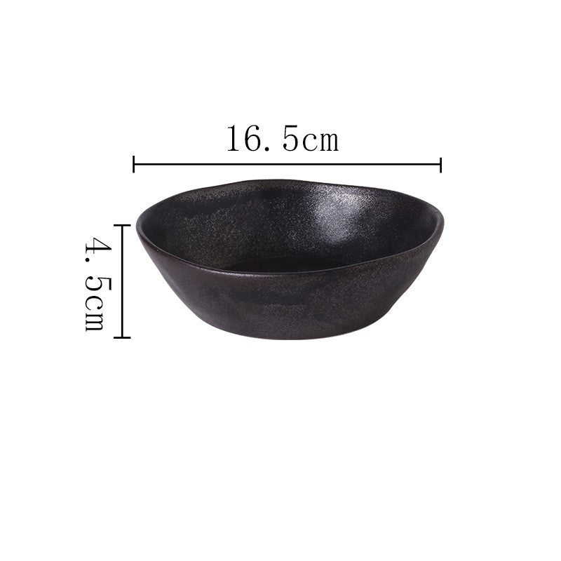 Bauernhof Raven Irregular Shaped Ceramic Bowl B Size Measurements