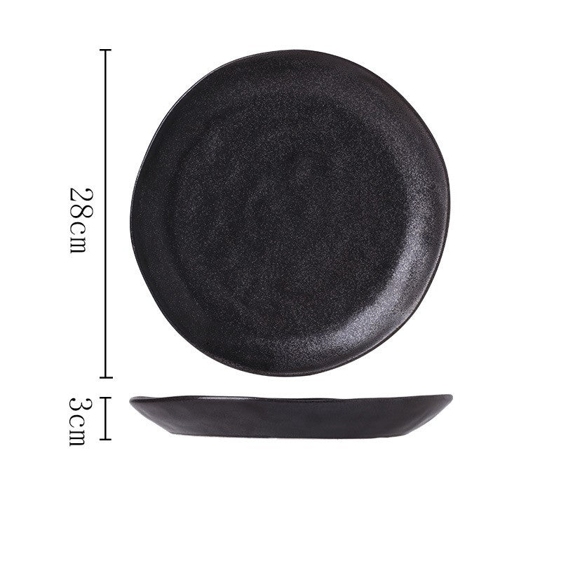Bauernhof Raven Irregular Shaped Ceramic Plate B Size Measurements
