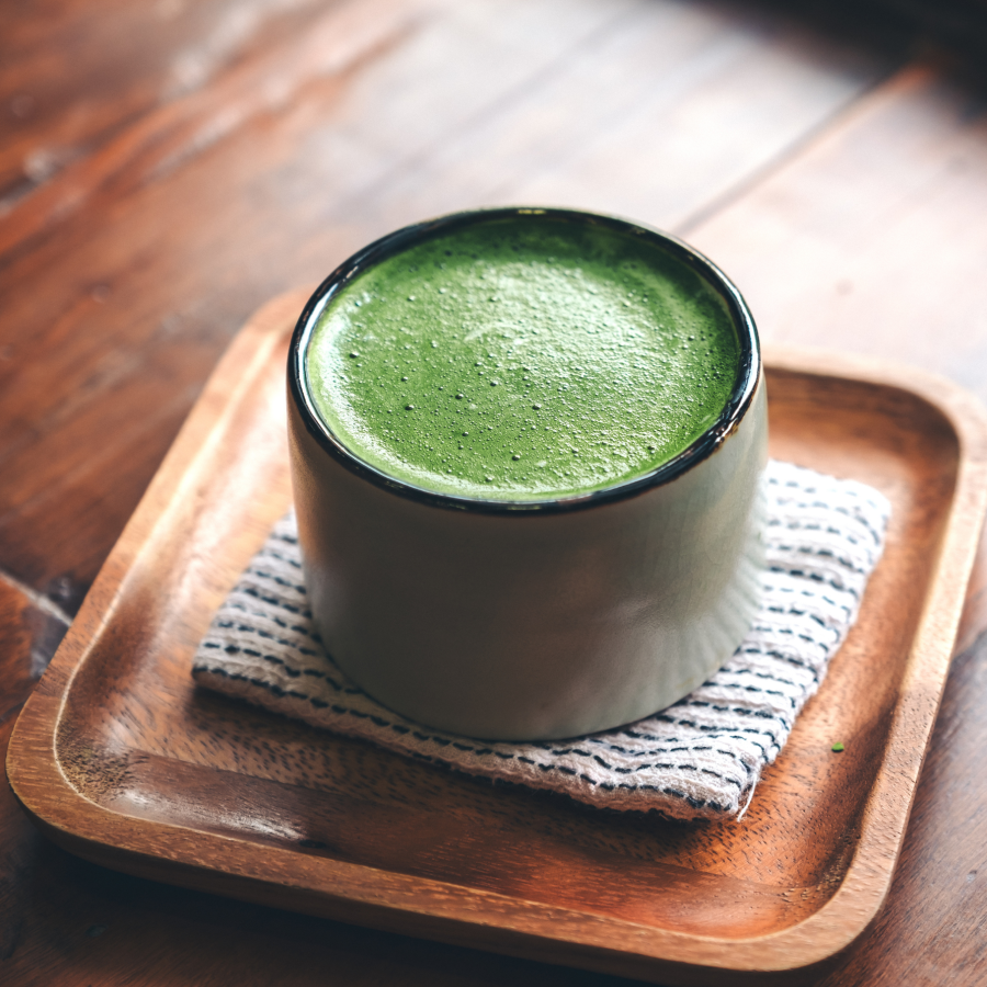 Premium Organic Matcha Ceremonial Grade Cup Of Green Tea From Terra Powders
