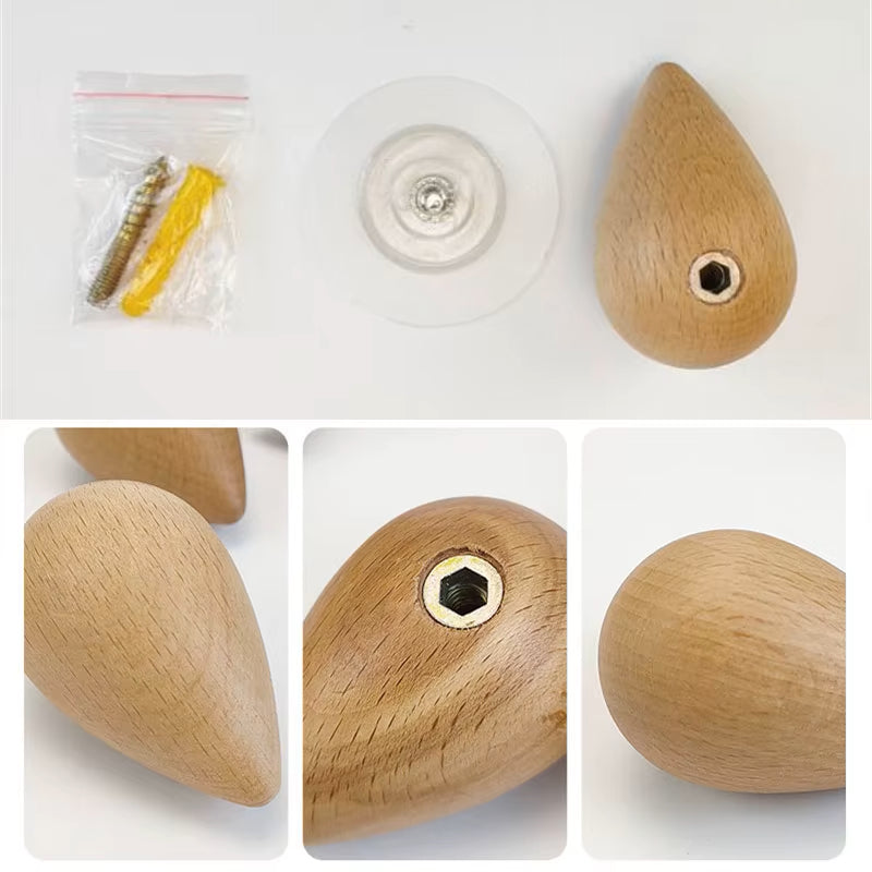 Hardware For Wall Mounted Hooks Water Droplet Style Wall Decor