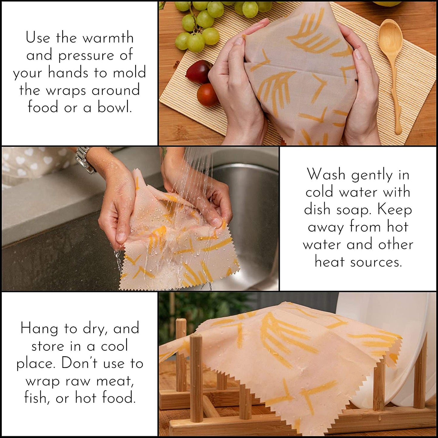 How To Use Beeswax Wraps Plastic Free Food Storage