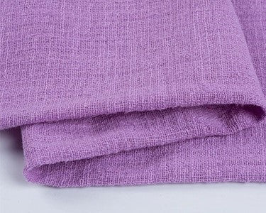 Lavender Color Cotton Rustic Style Gauze Cloth Napkin