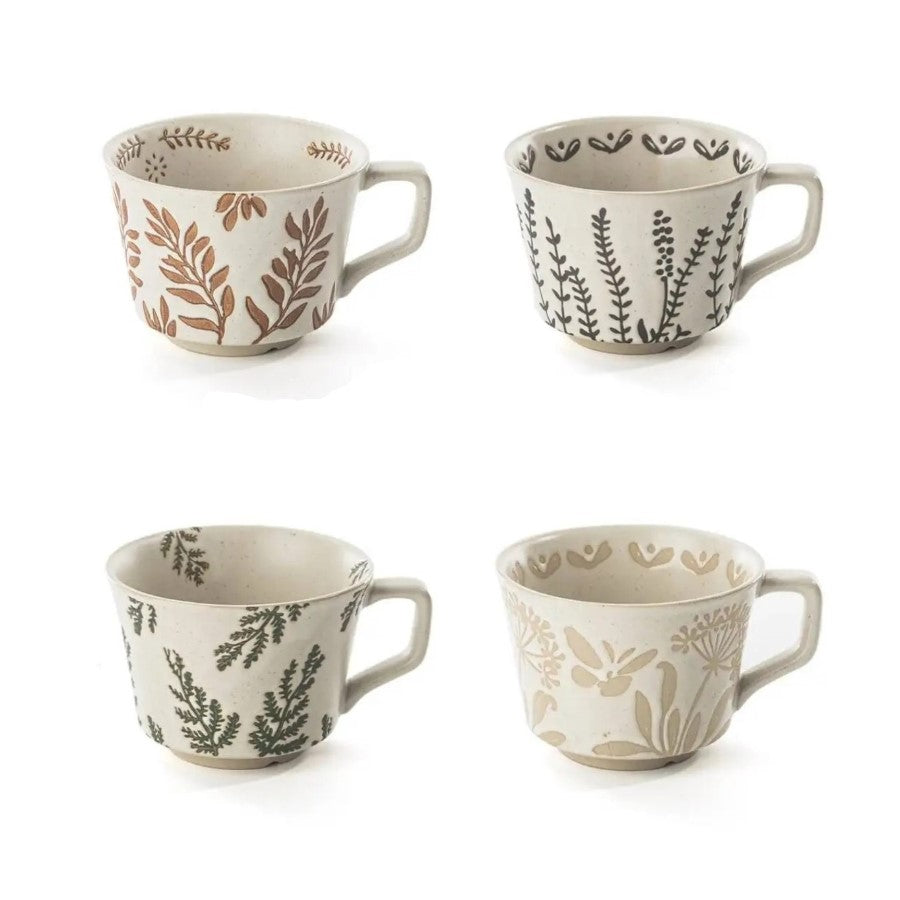 Organic Botanics Ceramic Tea Cups With Exposed Base