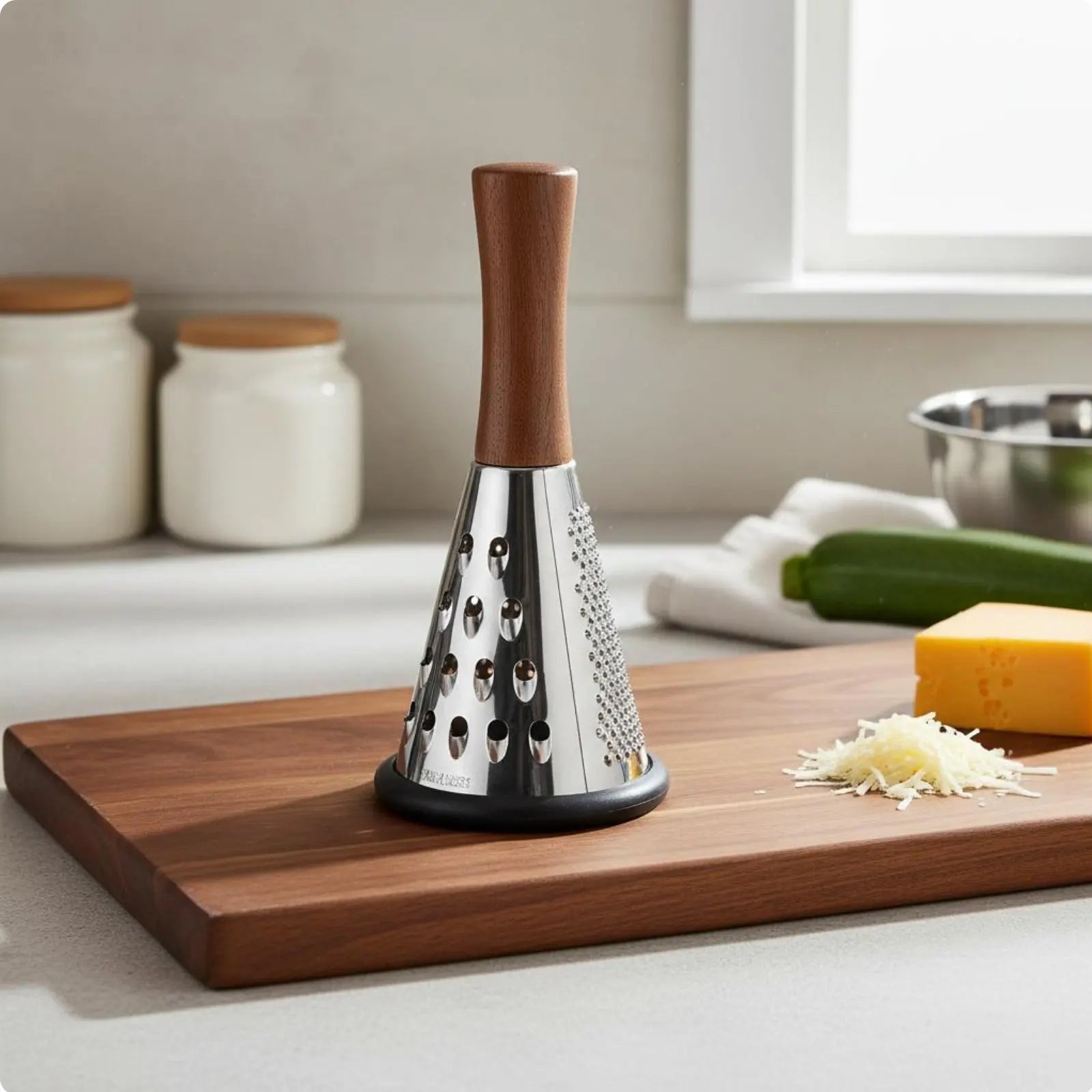 Mini Grater Kitchen Tool Extra Small Cheese Grater With Wood Handle