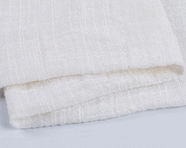 Off White Color Cotton Rustic Style Gauze Cloth Napkin