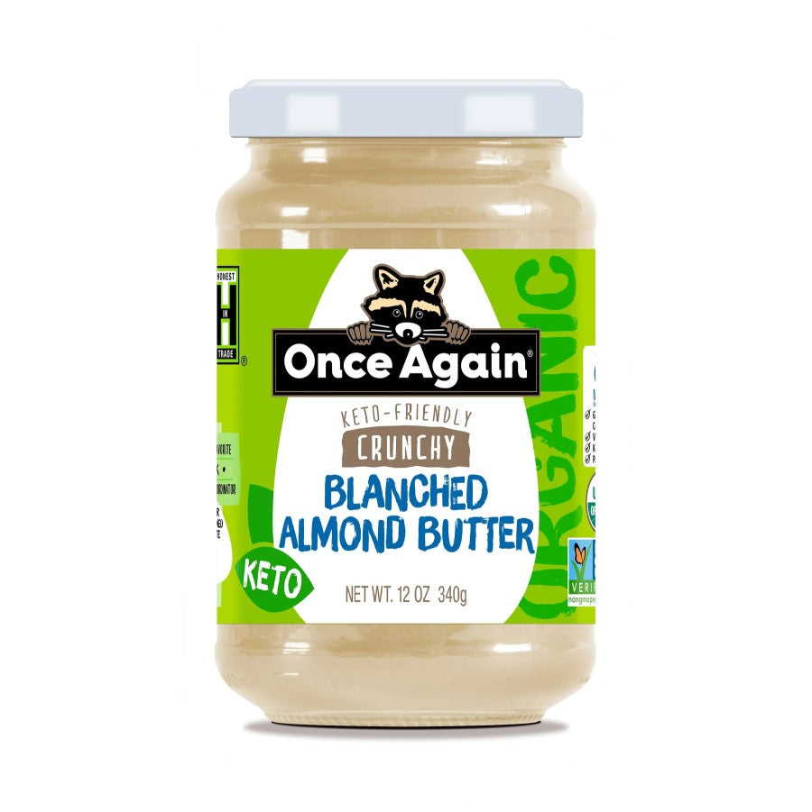 Once Again Organic Blanched Almond Butter Crunchy 12oz