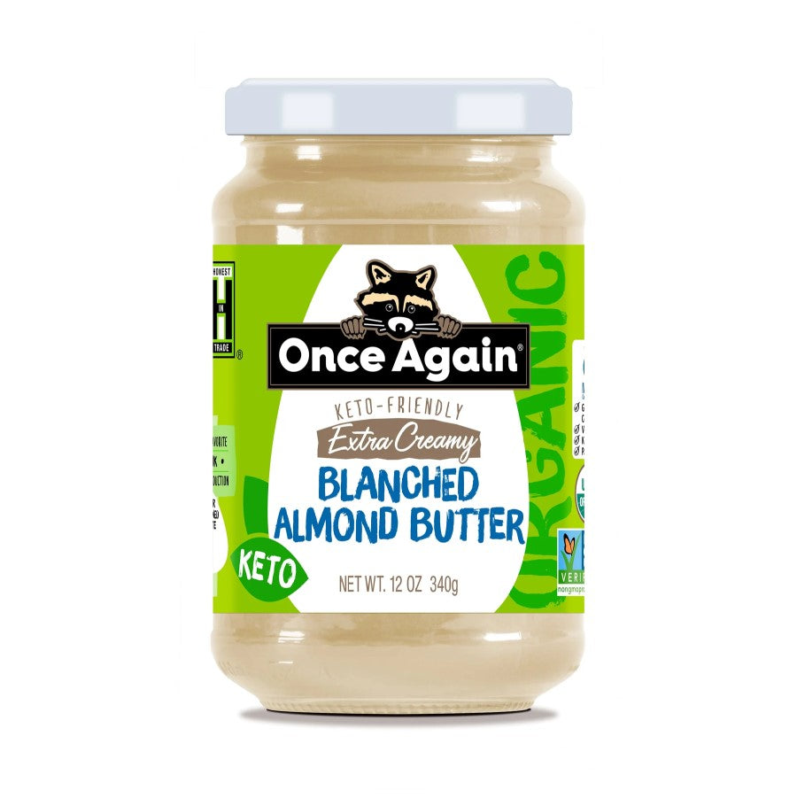 Once Again Organic Blanched Almond Butter Extra Creamy 12oz