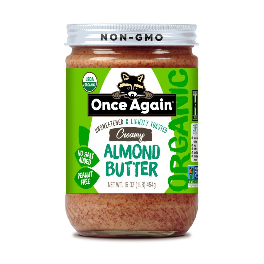 Once Again Organic Lightly Toasted Almond Butter Creamy 16oz