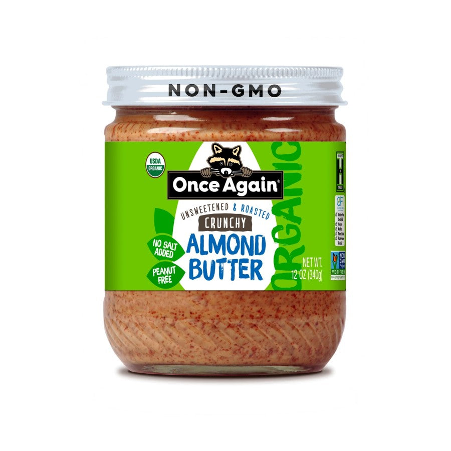Once Again Organic Roasted Almond Butter Crunchy 12oz