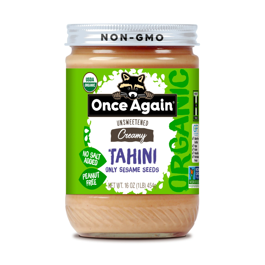 Once Again Organic Sesame Seed Tahini Unsweetened 16oz