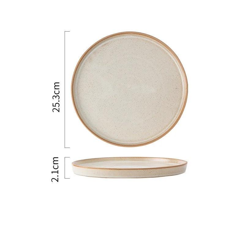 Ceramic Plate A Size Measurements Creamery Color Prairie Farmhouse Tableware