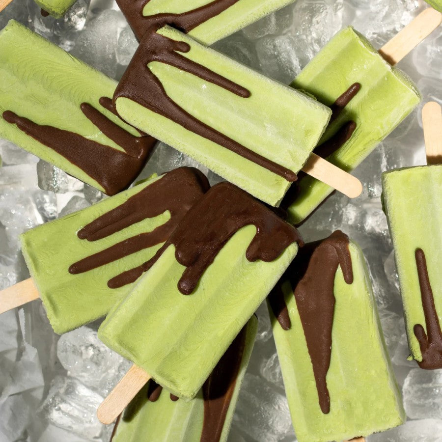 Jade Leaf Matcha Recipe Chocolate Covered Matcha Popsicles For A Cool Treat