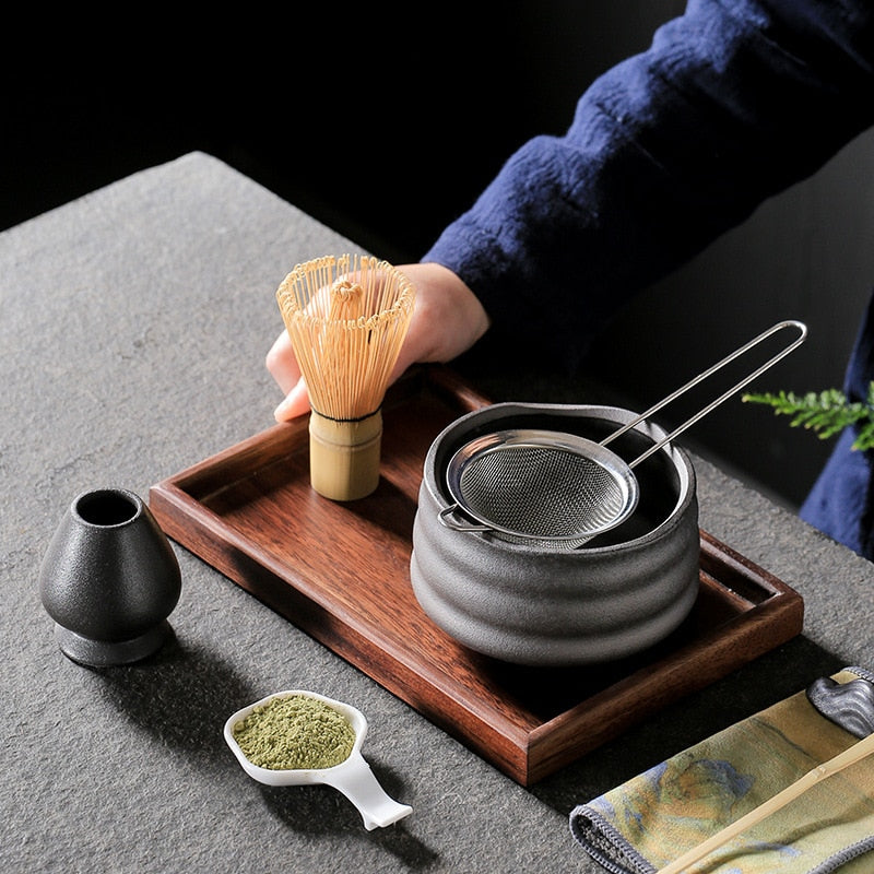 Matcha Making Tools Luxury Traditional Matcha Tea Tool Gift Set – Terra Powders