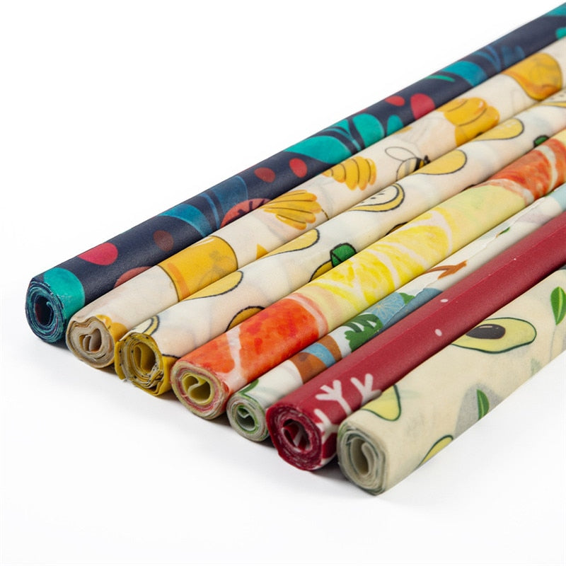 Beeswax Wrap Single Roll - Multiple Prints