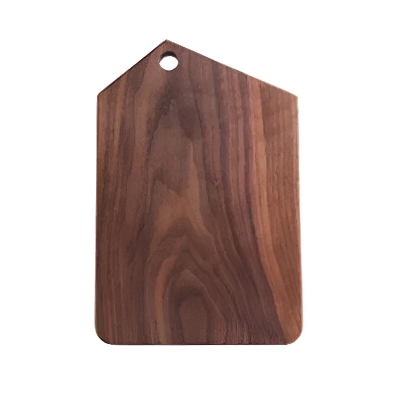 E - Modern Farmhouse Style Walnut Wood Cutting Board