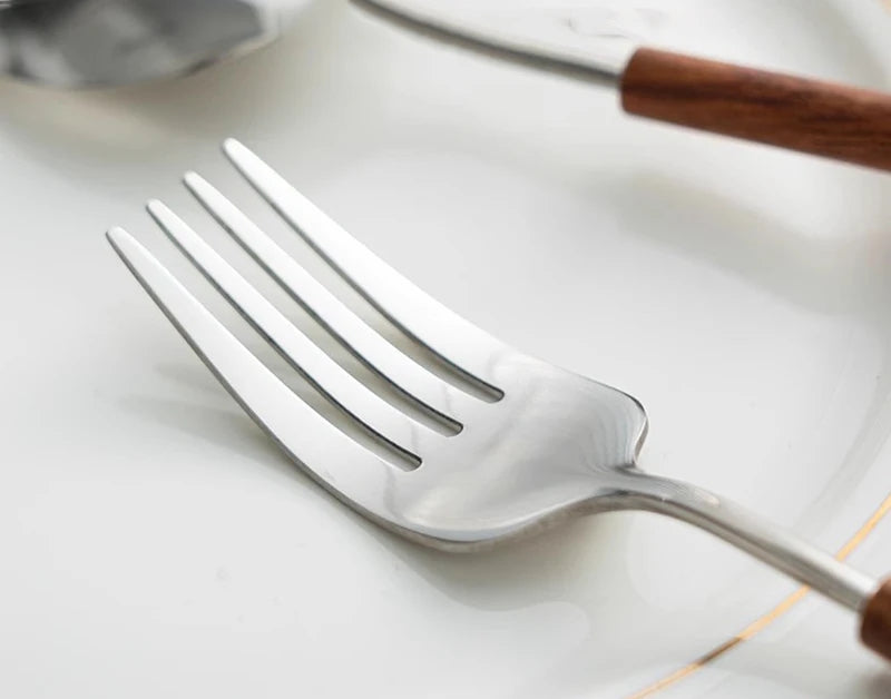 Stainless Steel Fork Modern Farmhouse Flatware Set Ferme Utensils