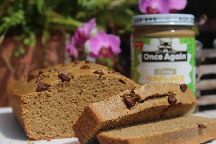 Once Again Sunflower Hemp Quick Sweet Bread Recipe Made With Creamy Sunflower Seed Butter