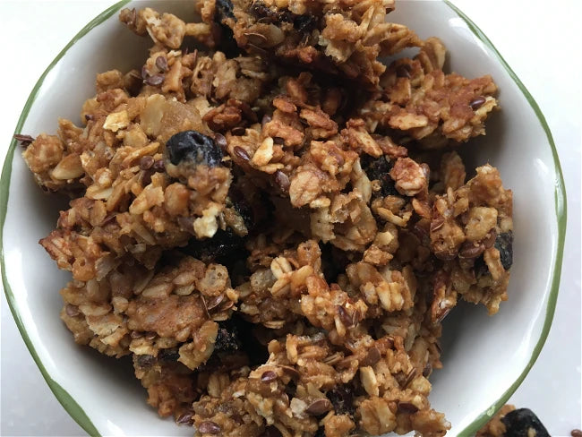Tart Cherry Ginger Sunny Granola Recipe Made With Once Again Unsweetened Sunflower Seed Butter