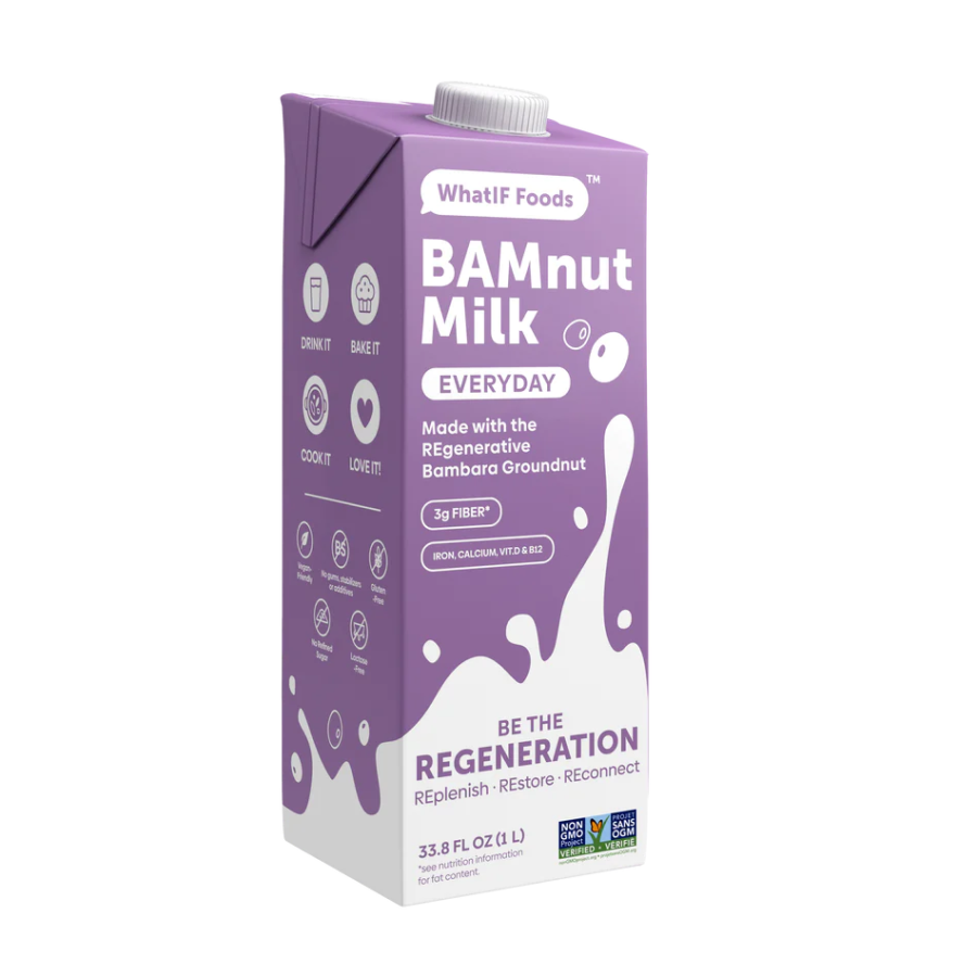 WhatIF Foods Non-GMO BAMnut Milk Everyday 33.8oz